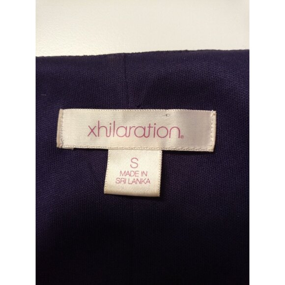 Xhilaration Junior's Purple Silver Bubble Skirt Mini Dress Size Small - Picture 5 of 6